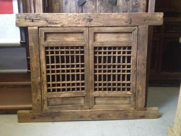Wood lattice Window