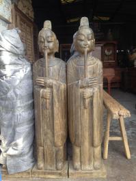 Hand Carved Stone Flute Player