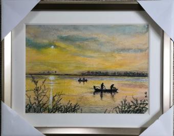 Fishing Under the Sunset